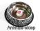 Miska metalowa JK Dog Zebra 0,9 l  17cm