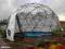 Altana garaz konstrukcja domek kopuła geodesic