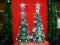 Choinka Stożek 105 cm dekoracja świąteczna stożki