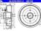 BĘBEN HAMULCOWY NISSAN SUNNY 4320250A12