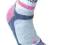Skarpety do badmintona KARAKAL X4 Ankle różowe