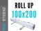 ROLL-UP, ROLLUP 100x200 cm z wydrukiem