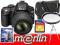 Nikon D3200 +18-55 VR + MEGA ZESTAW STATYW PILOT