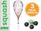 RAKIETA SQUASH PRINCE PRO AIRSTICK LITE550 +3PIŁKI