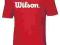 T-SHIRT WILSON bawełna 114730 czerwony L