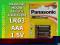 4 x BATERIA PANASONIC POWER LR3 LR03 AAA (BL)