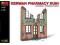 German Pharmacy Ruin MiniArt 35537