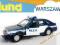 WELLY SAMOCHÓD MODEL SAMOCHODU POLONEZ CARO POLICJ
