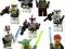 8 MINI FIGUREK STAR WARS YODA OBI WAN KENOBI