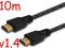 Kabel 10m HDMI-HDMI Gold AWG30 FullHD 3D v1.4 Łódź