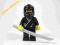 LEGO FIGURKA CZARNY NINJA BLACK SAMURAI SAMURAJ