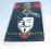 Brelok z metalu V for Vendetta Anonymous - Maska