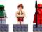 LEGO magnes STAR WARS - Boba Fett, Leia, Guard