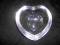 Orrefors Sweden miska Serce Amour design Hellsten