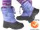 Wojtyłko fioletowe OCIEPLANE śniegowce Kalosze 29