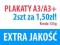PLAKATY A3/A3+ - 2 sztuki - EXTRA JAKOŚĆ - 24H