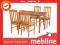 Zestaw DX2 Stół + 4 krzesła do kuchni MEBLINE