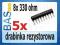 Drabinka rezystorowa 8x 330R _ 8 x 330 ohm _5szt