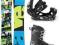 Zestaw Snowboard Raven Grunge 163cm 2015