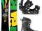 Nowy Zestaw Snowboard Raven Rasta 158cm Wide