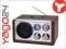 Roadstar HRA-1325US/WD Radioodtwarzacz z USB, SD