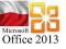 Microsoft Office 2013 PL DOM i UCZEŃ FV23%