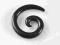 VERSIL- rozpychacz czarny 5 mm akryl spirala