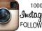 1000 Instagram followers, 48H GRATIS