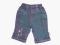 MOTHERCARE jasne jeansy z motylkiem roz. do 4,5kg