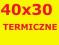 Taniej!! ETYKIETY TERMICZNE NAKLEJKI NALEPKI 40x30