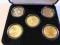 USA- 5 x 0,25 $- pozłacany komplet-2005