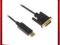 Adapter InLine DisplayPort na DVI 2m - czarny Skle