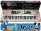 KEYBOARD PIANINKO ORGANY MQ-824 + MP3 USB MIKROFON