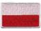 Polska-Naszywka flaga Polski (5,5cm x 3,5cm) RZEP
