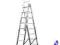 DRABINA ALUMINIOWA WIELOFUNKCYJNA 3X11 SZCZEBLI