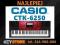 CASIO CTK-6250 - NOWOŚĆ! 3 lata gwarancji! OD RĘKI