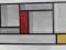 Szafka wisząca a'la Piet Mondrian