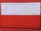 Naszywka flaga Polski