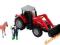 TRAKTOR MASSEY FERGUSON + FIGURKI FARMERA I KONIA
