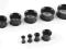 TUNELE TUNEL PLUG DO USZU AKRYL CZARNY 3MM