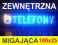 TELEFONY - REKLAMA, TABLICA LED zewn. miga + pilot
