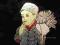 STARY OBRAZ CHŁOPCA NA SZKLE - CIEKAWA TECHNIKA