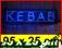 LED REKLAMA SZYLD DIODOWY KEBAB 95x25 cm GWAR.