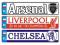 ~ CHELSEA ~ LIVERPOOL ~ ARSENAL ~ INNE ~ tablice !