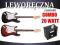 GITARA ELEKTRYCZNA LEWORĘCZNA 2KOL+COMBO PIEC 20W