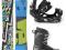 Nowy Zestaw Snowboard Raven RVN Black 151cm