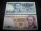 Banknoty Polska 10 000 oraz 100 zl PRL 1988 i 86 r