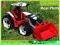 DUŻY Traktor 2 JEŹDZIK +ruchomy spych LENA Czeska