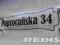 TABLICZKA z PLEXI 5 mm NUMER na DOM ULICA 29x9 cm