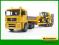BRUDER 02776 CIĘŻARÓWKA MAN TGA Z ŁADOWARKA JCB